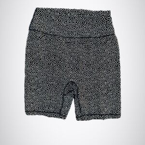 Black and White Polka Dot Buff Bunny Women's biker Shorts